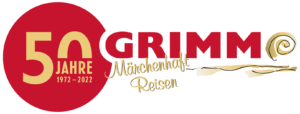 GRIMM Busreisen Logo zum 50- Jährigen Jubiläum