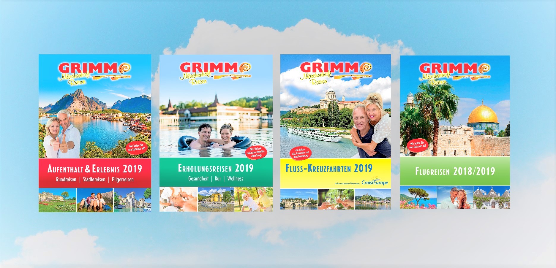 Grimm vier Katalogcover 2019