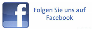 facebook Logo und folgen Sie uns auf Facebook