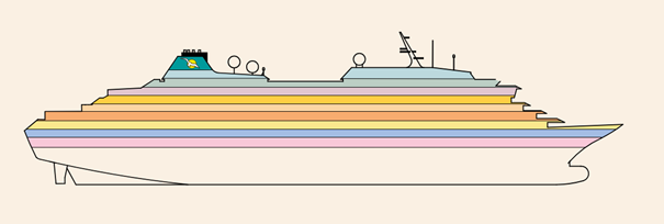 Deckplan der MS Amera der Phoenix Reisen GmbH