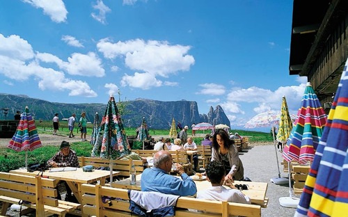 Seiser Alm - Terrasse