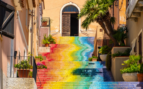 Arzachena - Berühmte Treppe - © Art Media Factory - stock.adobe.com