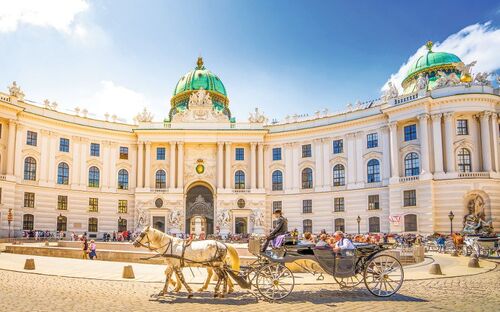 Wiener Hofburg - Fiaker