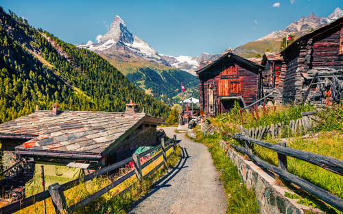 Blick auf das Matterhorn