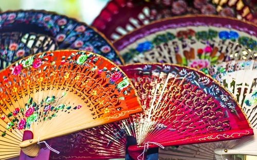 Fächer: andalusische Folklore - © David Acosta Allely - Fotolia