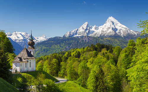 Berchtesgaden - Wallfahrtskirche Maria Gern