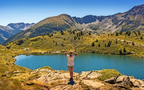 Bergsee in den Pyrenäen