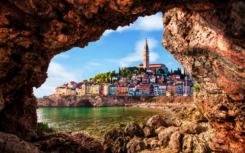 Blick auf Piran