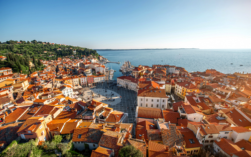 Piran - Blick auf den Marktplatz