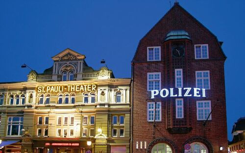 Hamburg - Davidswache auf der Reeperbahn