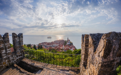 Piran - Blick auf die Stadt - ©Slovenian Tourist Board