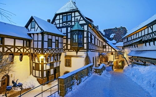 Wartburg im Winter - © Blickfang - stock.adobe.com