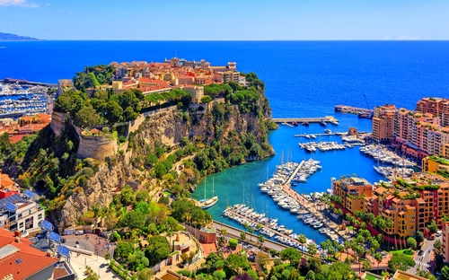 Blick auf Monaco