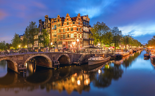 Winterliches Amsterdam