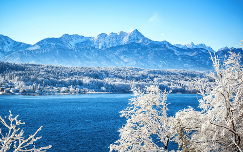 Wörthersee - Winterpanorama
