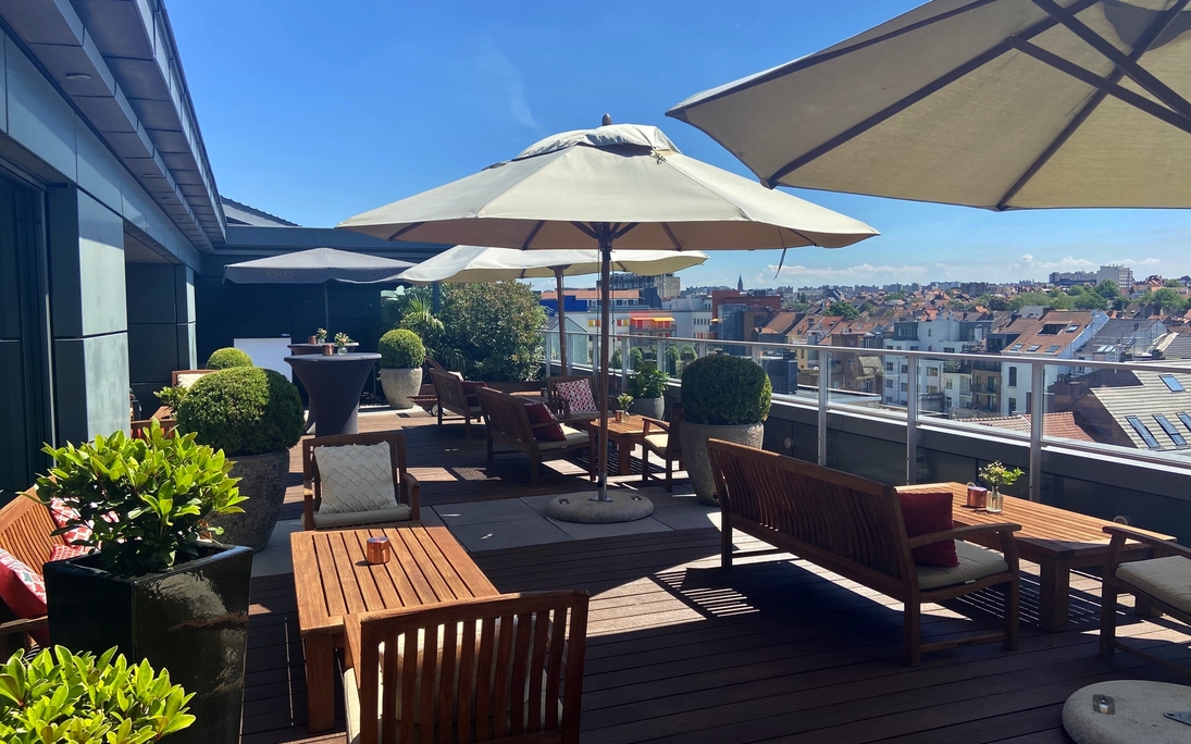 Sofitel Brussels Europe - Dachterrasse - ©Hélène Guillou