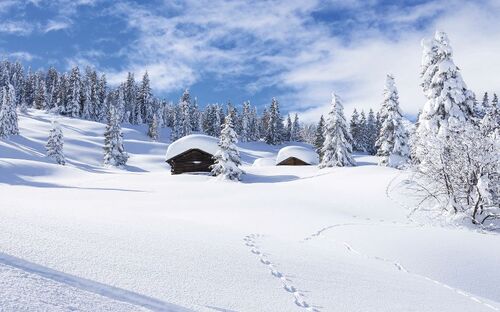 Südtirol - Schneelandschaft