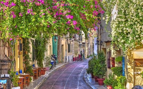 Plaka - Traditionelle Häuser - © anastasios71 - stock.adobe.com
